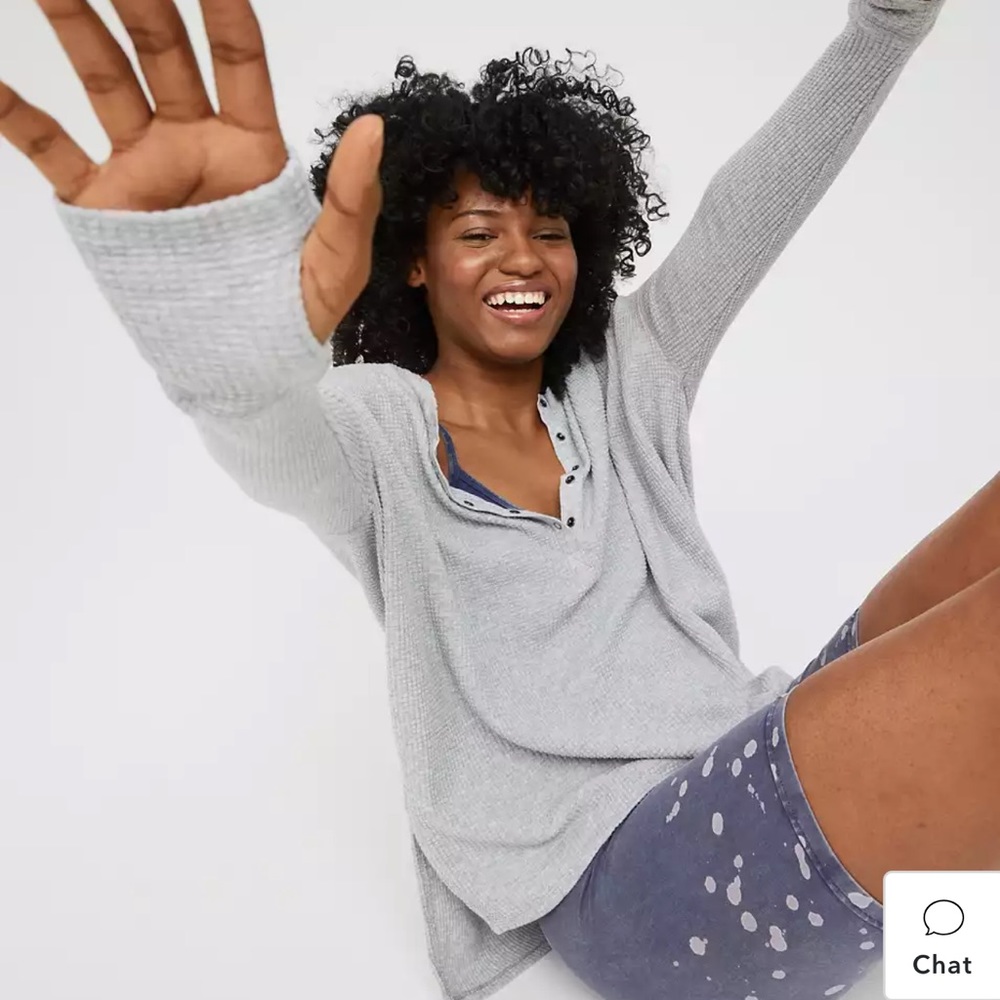 Offline by Aerie waffle Henley